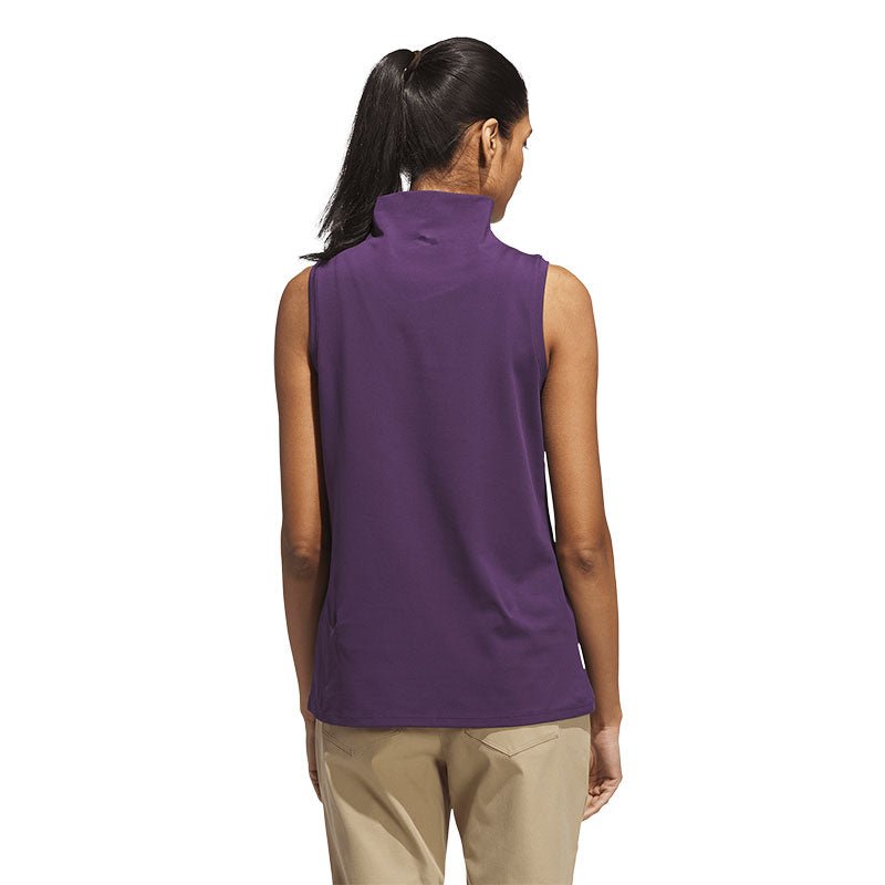 ADIDAS Ultimate365 Women's Sleeveless Mock Neck Top (Aurora)