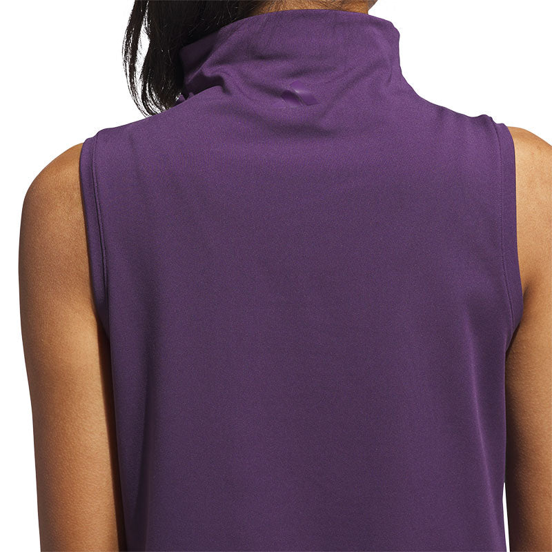 ADIDAS Ultimate365 Women's Sleeveless Mock Neck Top (Aurora)