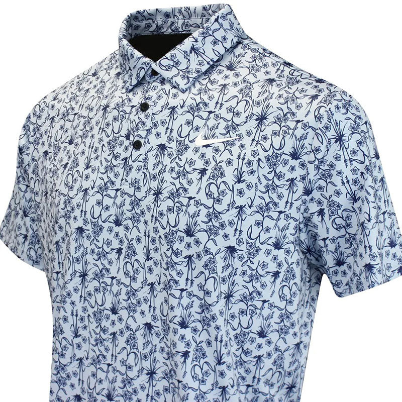 NIKE Tour Dri-FIT Men's Polo (Blue)