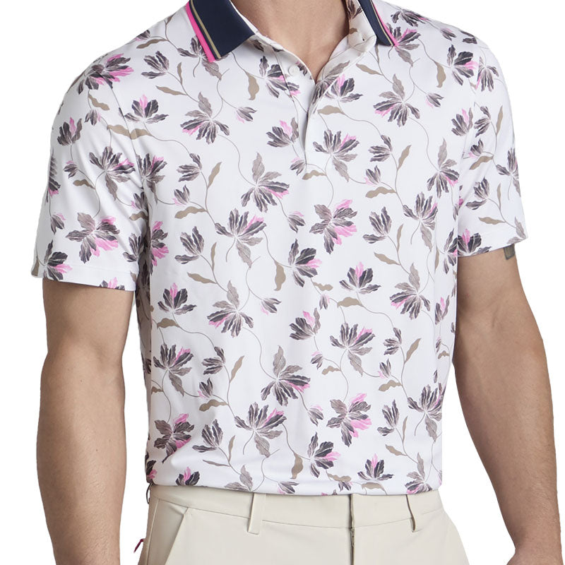 GFORE Iris Men's Tech Jersey Polo (Snow)