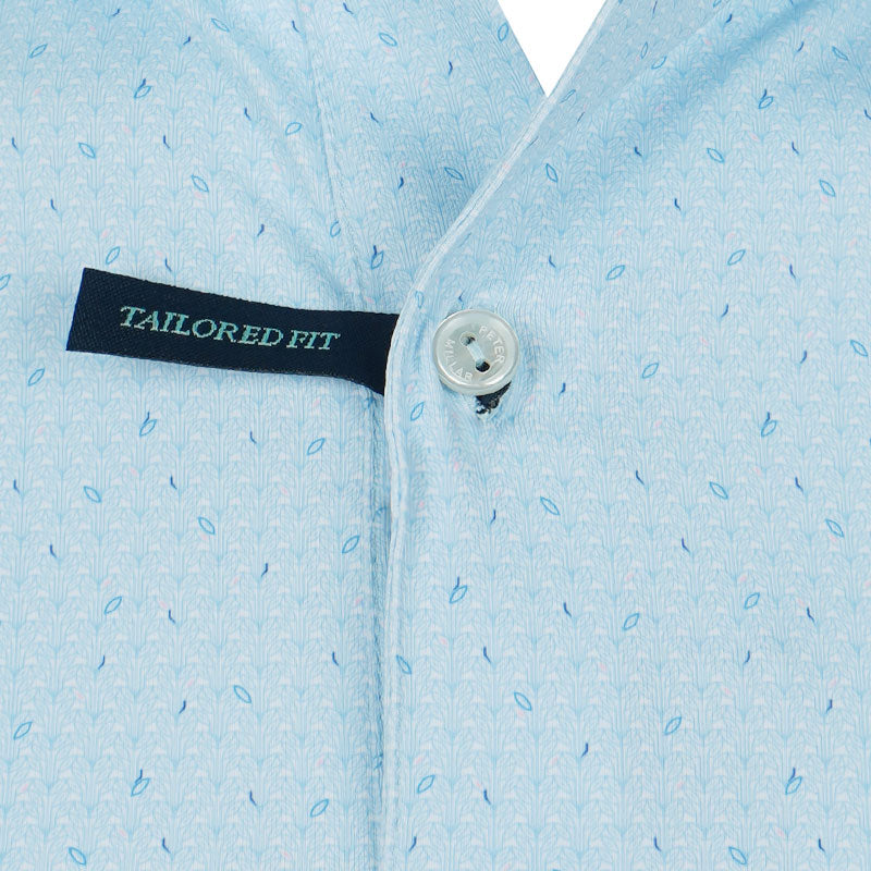 PETER MILLAR Corinth Performance Jersey Polo (Blue Forest)