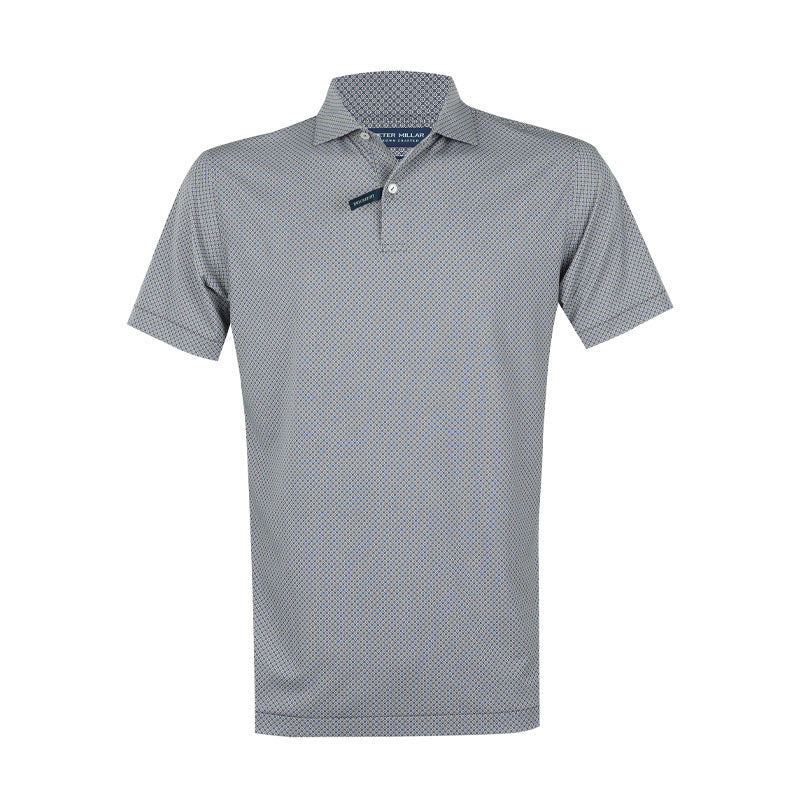 PETER MILLAR Seville Men's Performance Jersey Polo (White)
