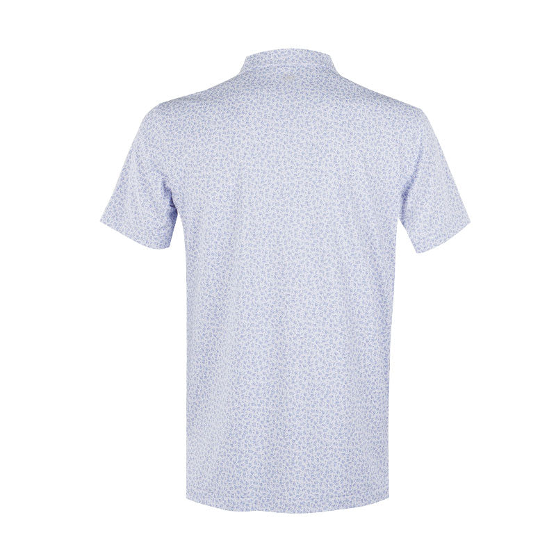 PETER MILLAR Olive Grove Men's Performance Jersey Polo (White)