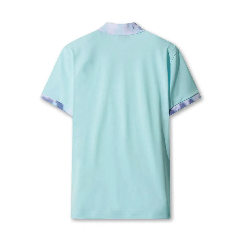 WAAC Dyeing Rib Collar Men's Polo (Light Blue)