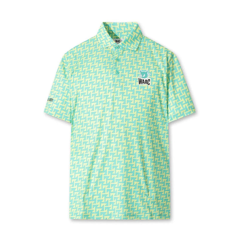 WAAC Arrow Trap Men's Polo (Yellow Green)