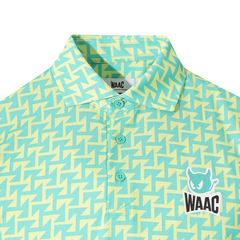 WAAC Arrow Trap Men's Polo (Yellow Green)