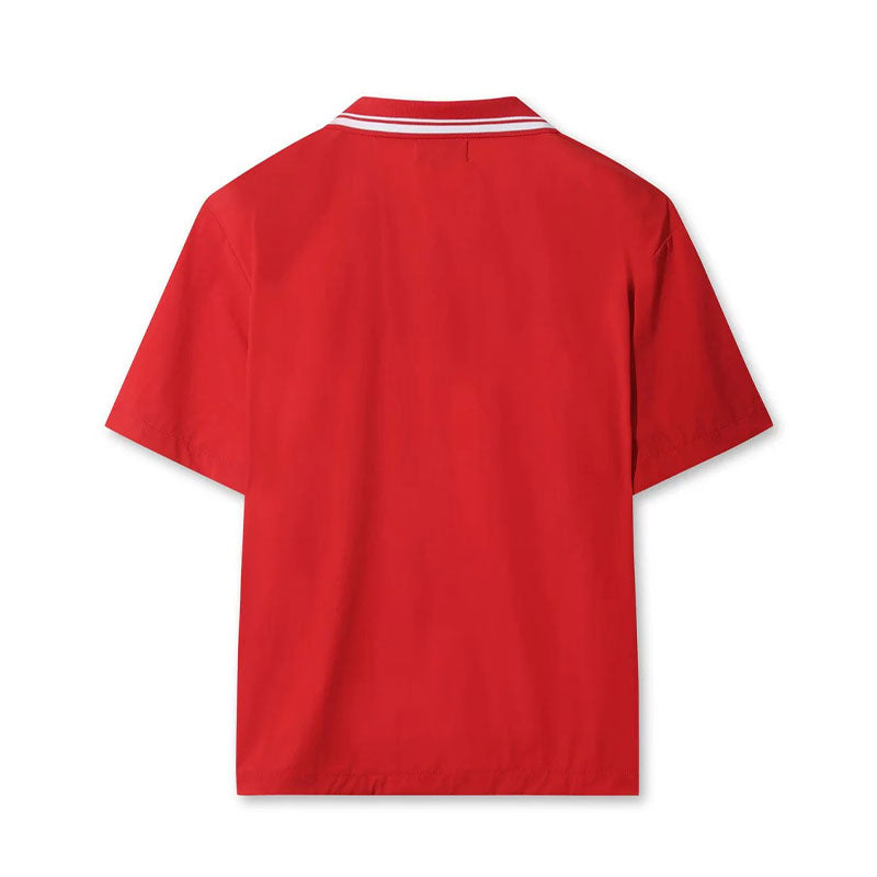 WAAC Rib Collar Stretch Women's Pullover (Red)