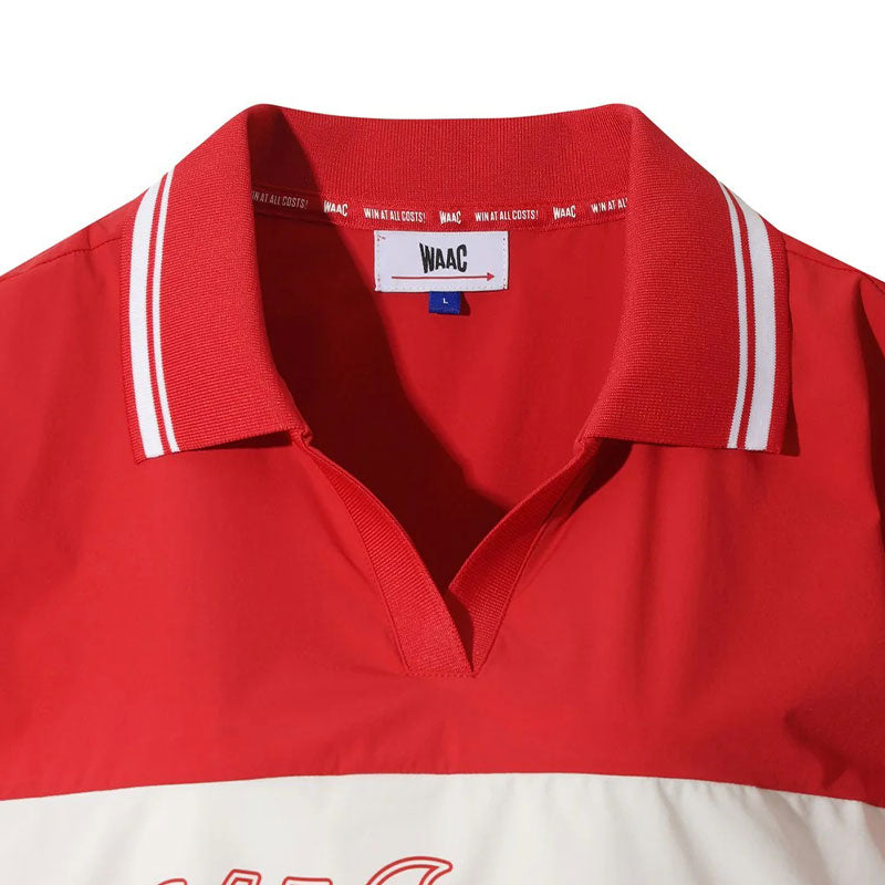 WAAC Rib Collar Stretch Women's Pullover (Red)