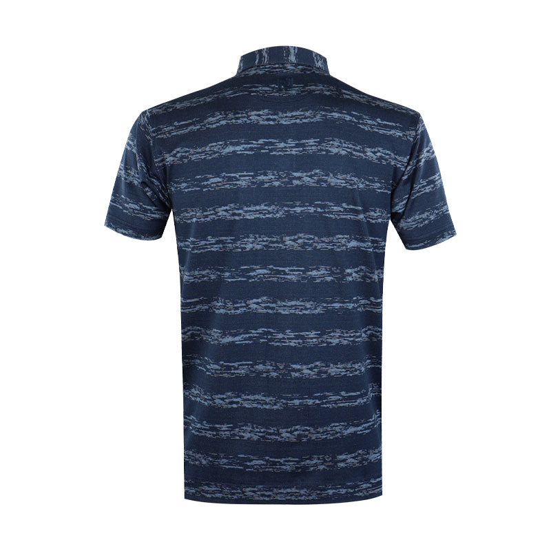 FOOTJOY Ikat Stripe Lisle Men's Polo (Navy)