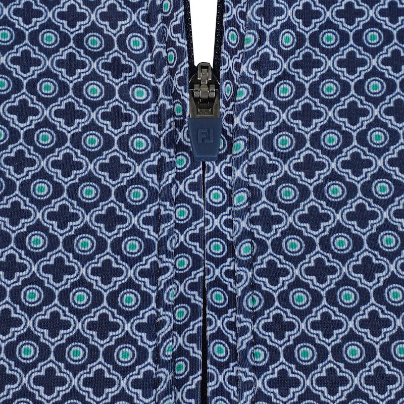 FOOTJOY Zip Printed Women's Polo (Navy)