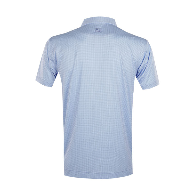 FOOTJOY Circle Foulard Lisle Men's Polo (Periwinkle)
