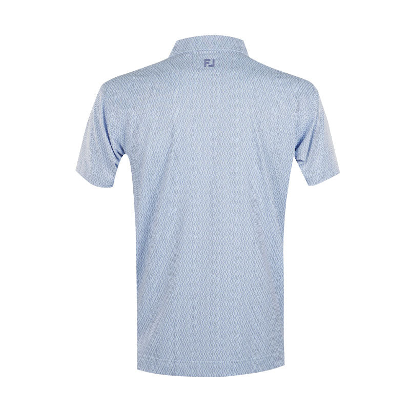 FOOTJOY Modernist Geo Men's Pique Polo (Ice Water)
