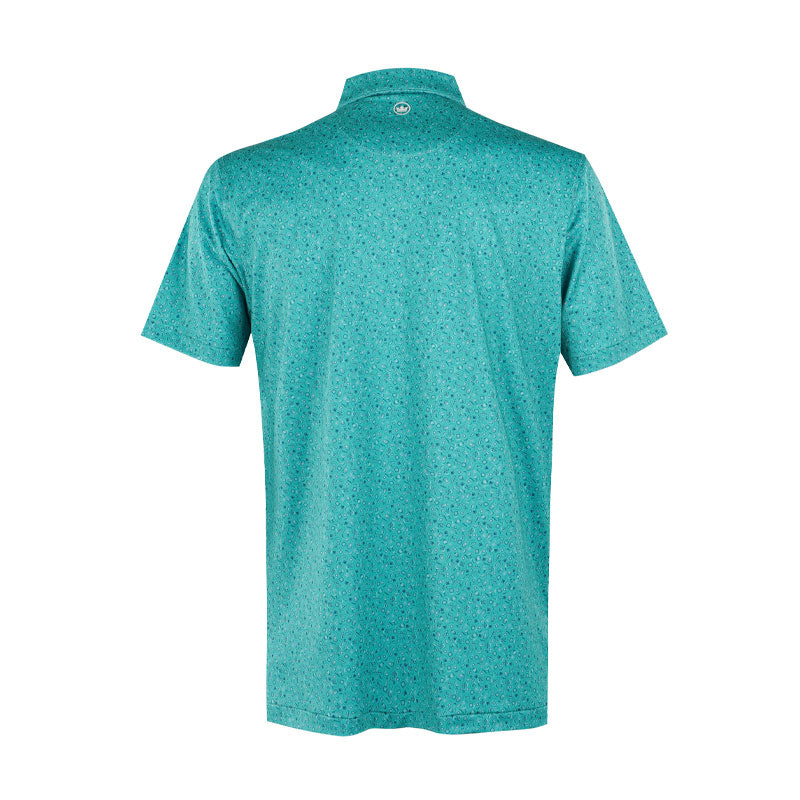 PETER MILLAR Day Of The Dead Men's Performance Jersey Polo (Meadow)