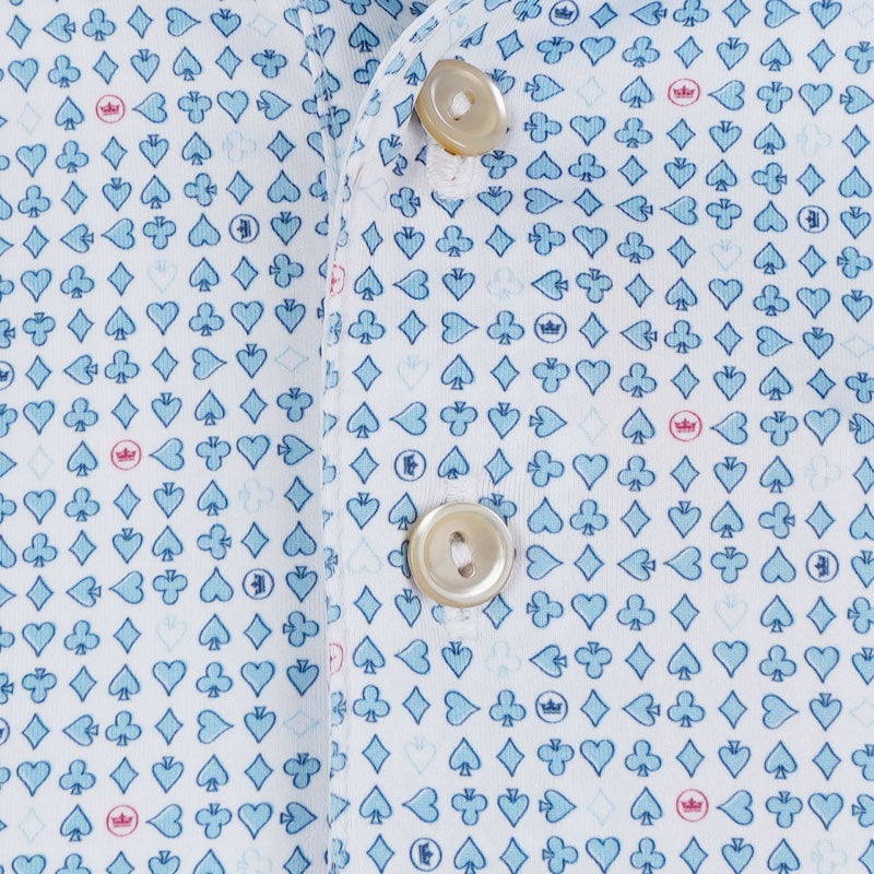 PETER MILLAR Ace of Spades Men's Performance Polo (White)