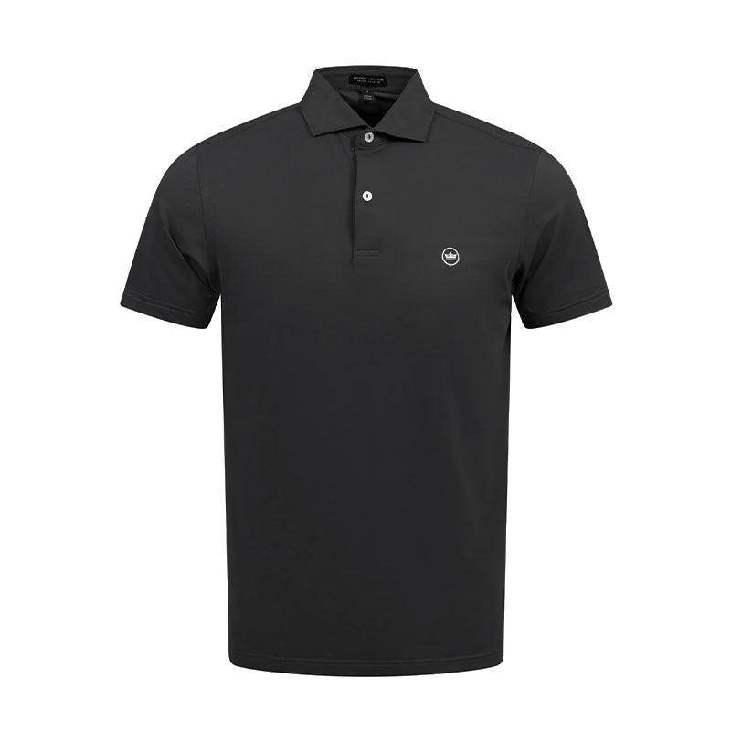 PETER MILLAR Soul Performance Mesh Men's Polo (Black)