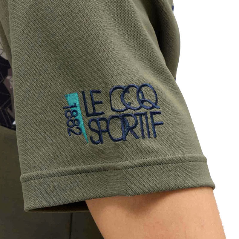 LE COQ SPORTIF GOLF Switch Print Men's Polo (Khaki)