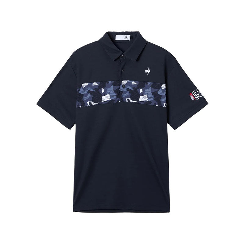 LE COQ SPORTIF GOLF Switch Print Men's Polo (Navy)