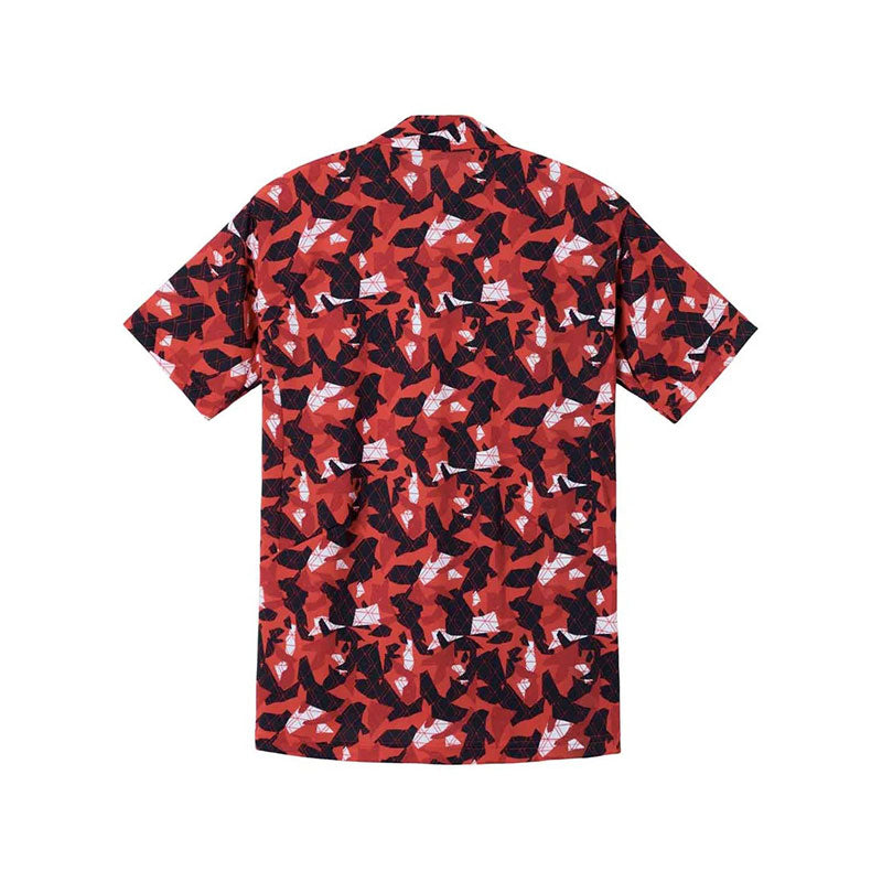 LE COQ SPORTIF GOLF Small Print Men's Polo (Red)
