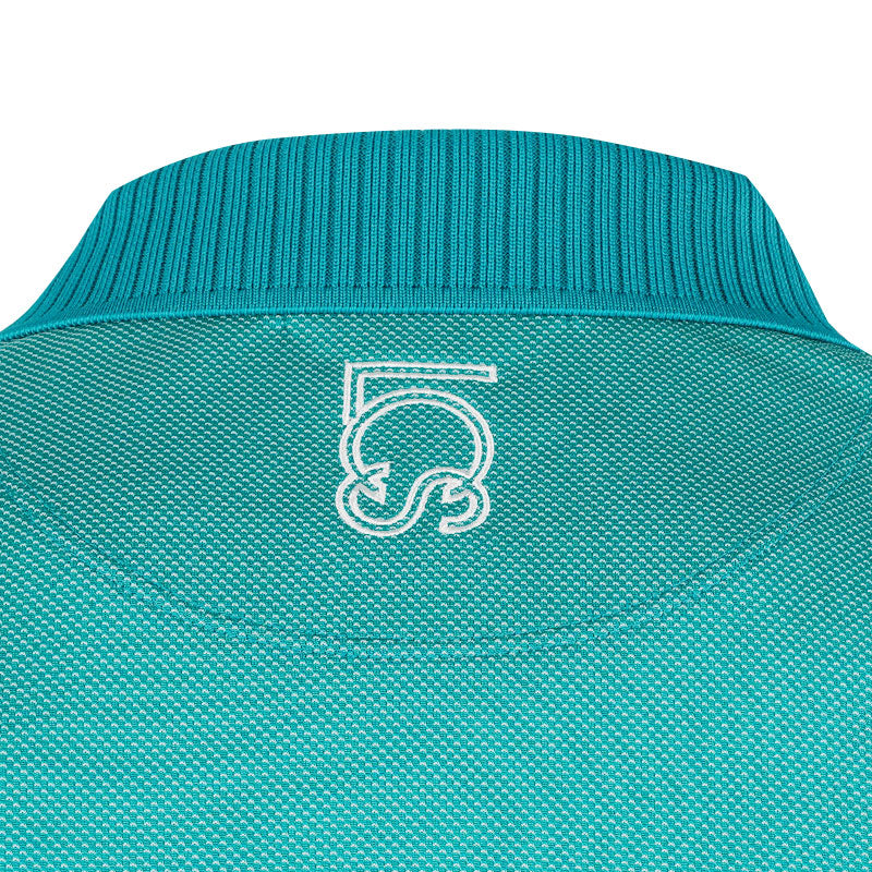 LE COQ SPORTIF GOLF Golf Patterned Men's Polo (Green)