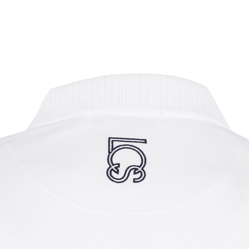 LE COQ SPORTIF GOLF Golf Patterned Men's Polo (White)