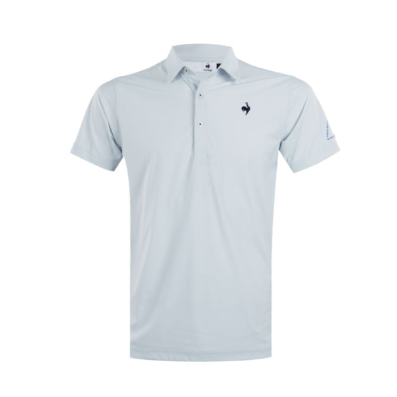 LE COQ SPORTIF GOLF Nylon Stretch Men's Polo (Grey)