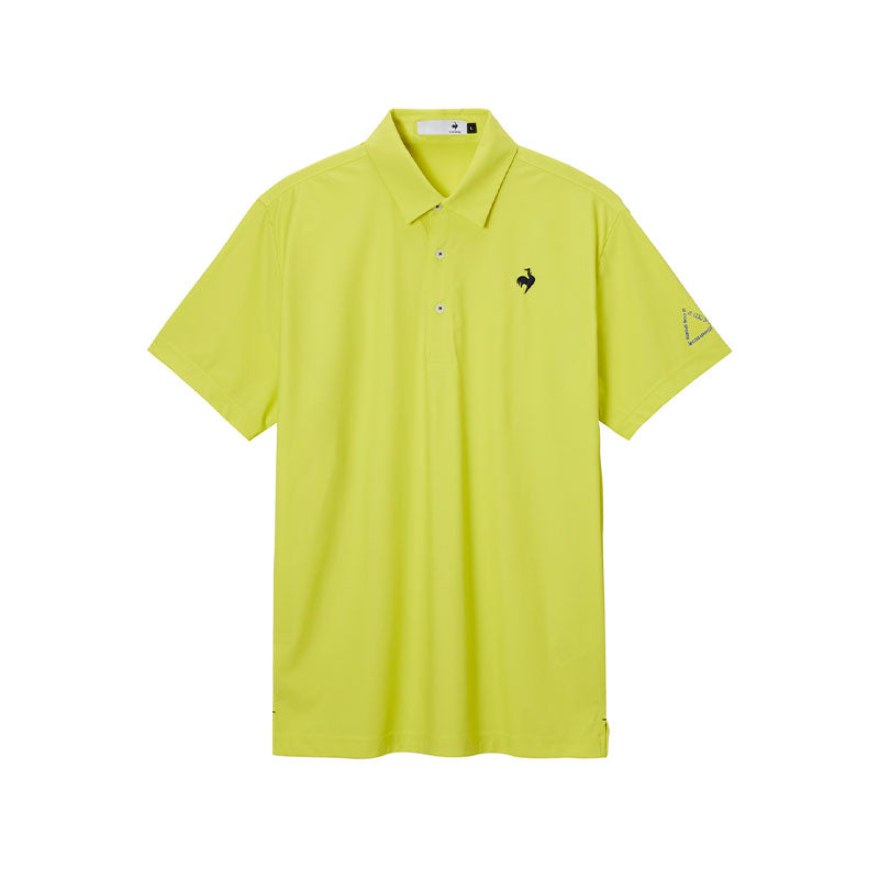 LE COQ SPORTIF GOLF Nylon Stretch Men's Polo (Lime)