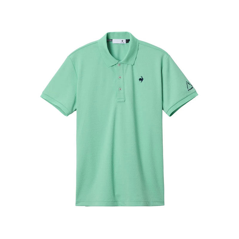 LE COQ SPORTIF GOLF Triangle Men's Jacquard Polo (Green)