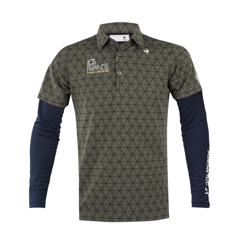 LE COQ SPORTIF GOLF Men's Shirt With Innerwear (Khaki)