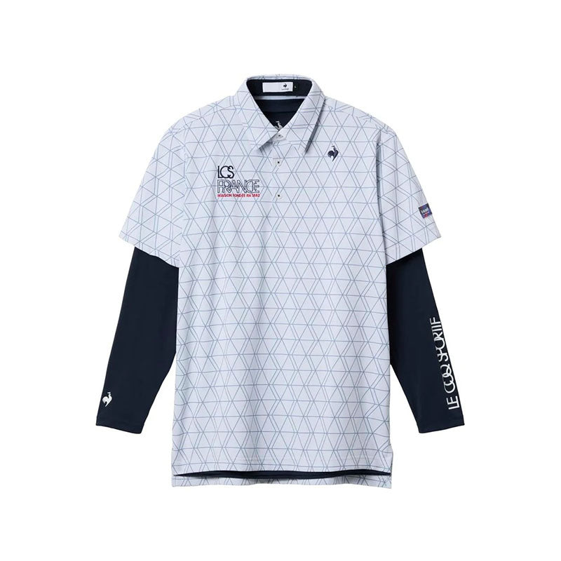 LE COQ SPORTIF GOLF Men's Shirt With Innerwear (White)