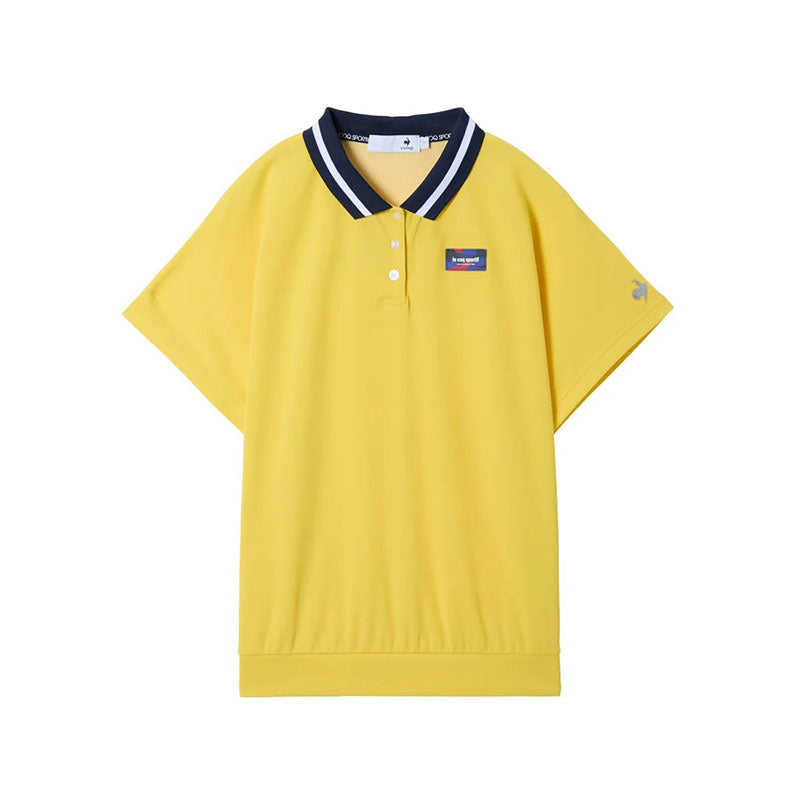 LE COQ SPORTIF GOLF Back Logo Women's Polo (Yellow)