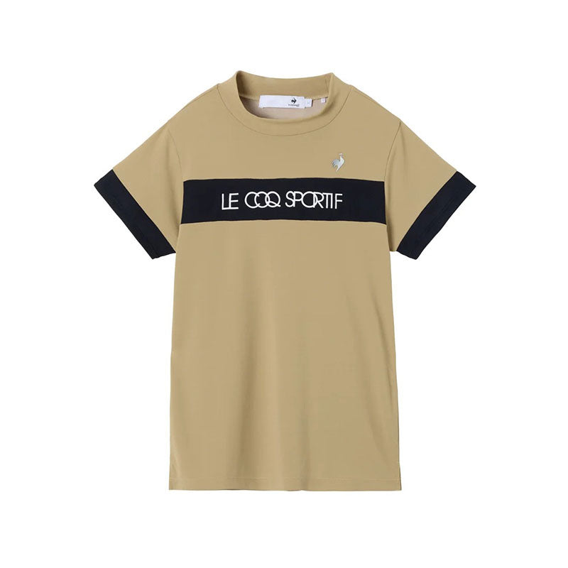 LE COQ SPORTIF GOLF Women's Mock Shirt (Beige)