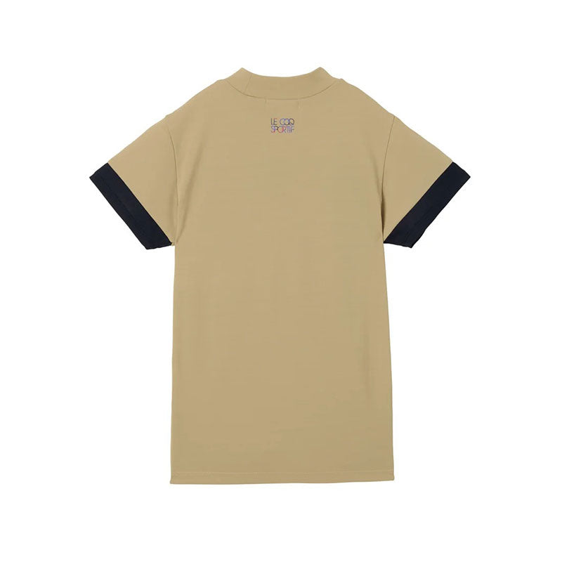 LE COQ SPORTIF GOLF Women's Mock Shirt (Beige)