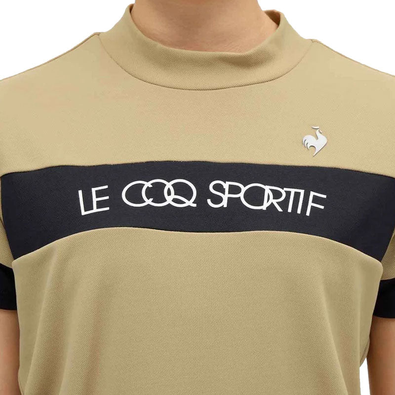 LE COQ SPORTIF GOLF Women's Mock Shirt (Beige)