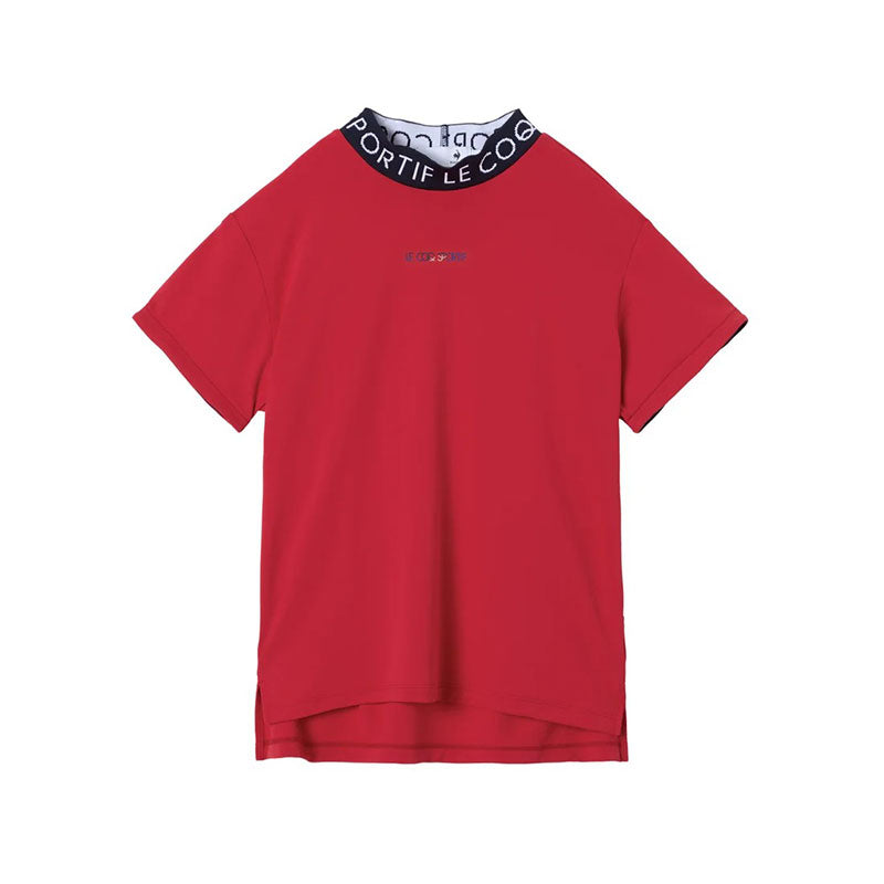 LE COQ SPORTIF GOLF Women's Mock Shirt (Red)
