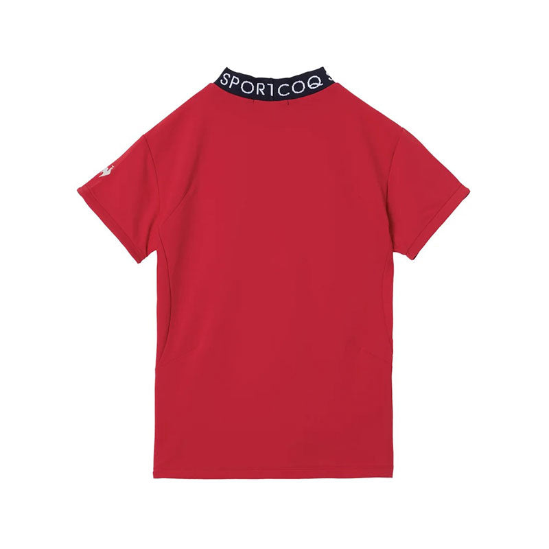 LE COQ SPORTIF GOLF Women's Mock Shirt (Red)