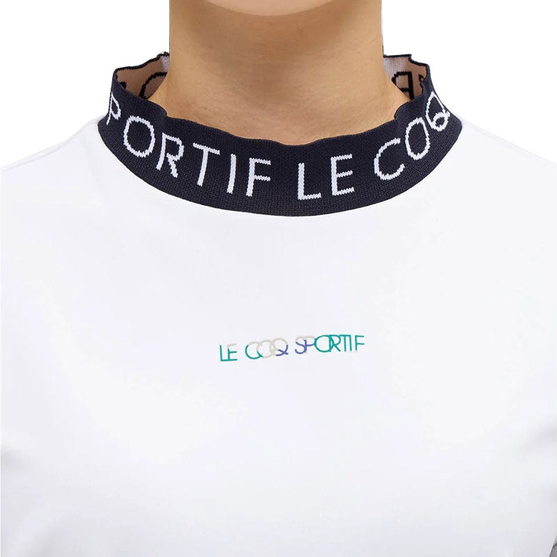 LE COQ SPORTIF GOLF Women's Mock Shirt (White)