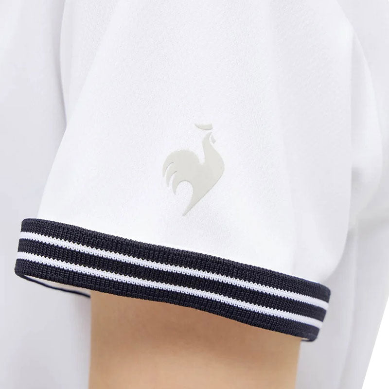 LE COQ SPORTIF GOLF Women's Mock Shirt (White)