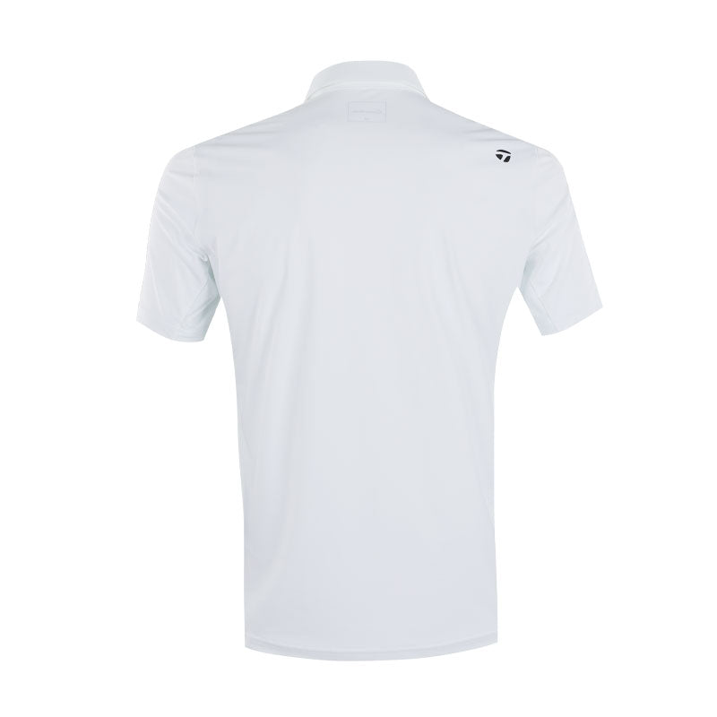 TAYLORMADE Edgy Block Men's Polo (White)