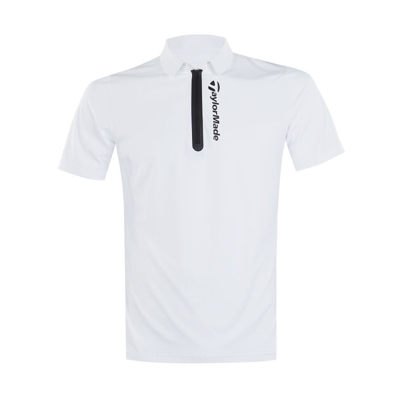 TAYLORMADE Edgy Basic Men's Polo (White)