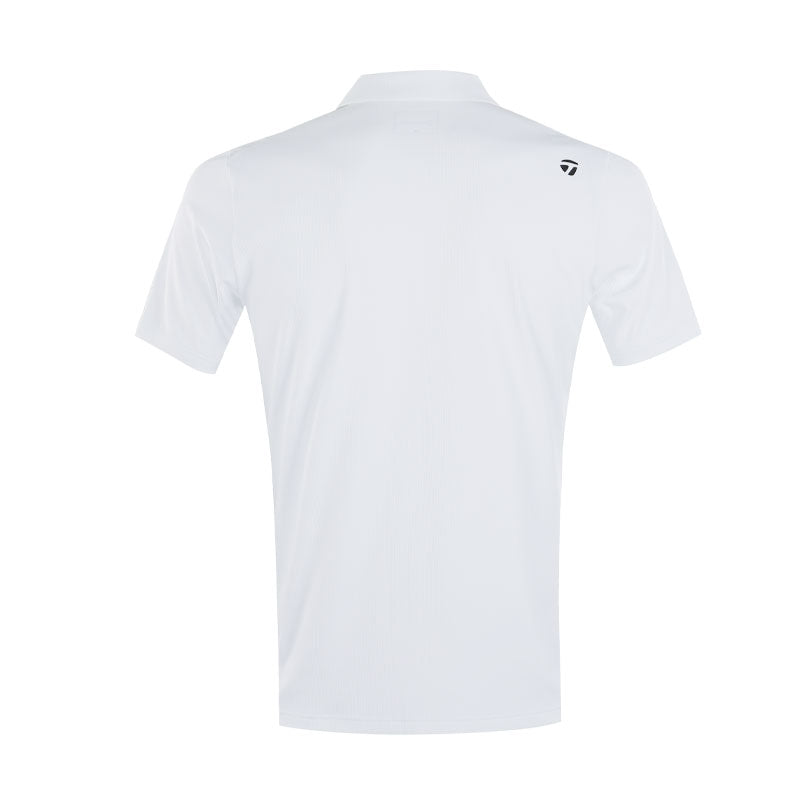 TAYLORMADE Edgy Basic Men's Polo (White)