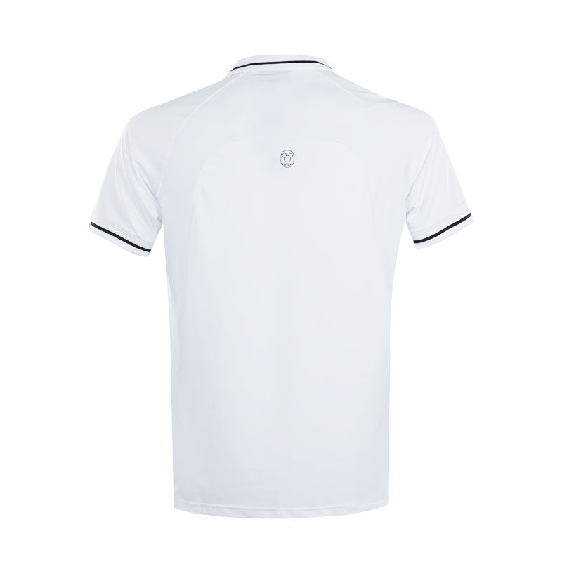 DISNEY Mickey Mouse Men's Mesh Polo (White)