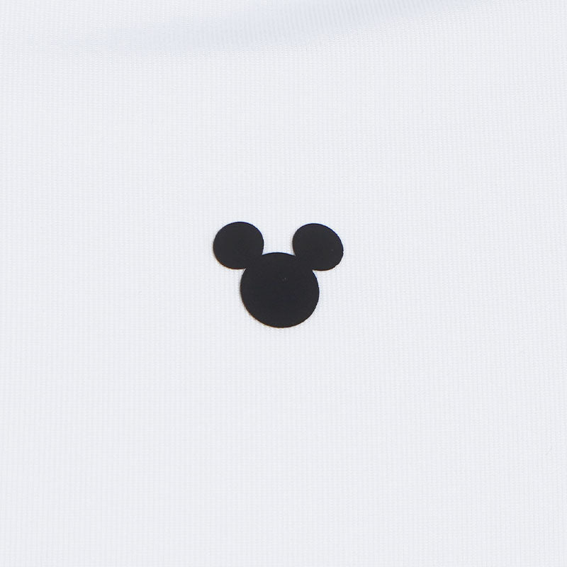DISNEY Mickey Mouse Men's Mesh Polo (White)