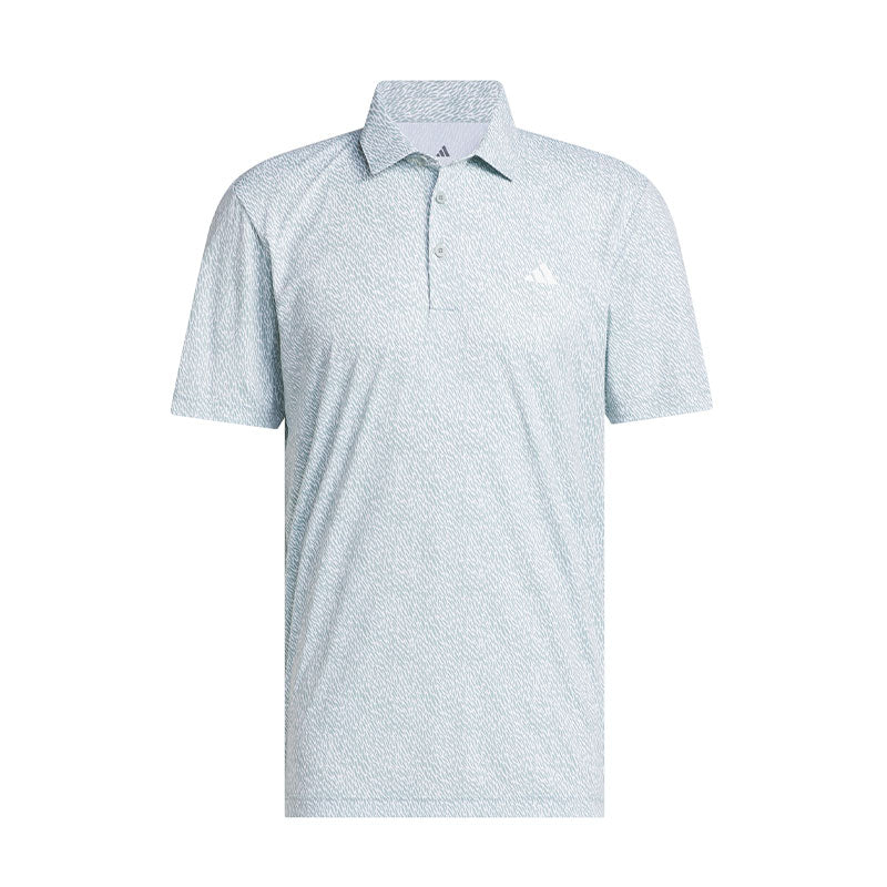 ADIDAS Ultimate365 Feather Print Men's Polo (White)