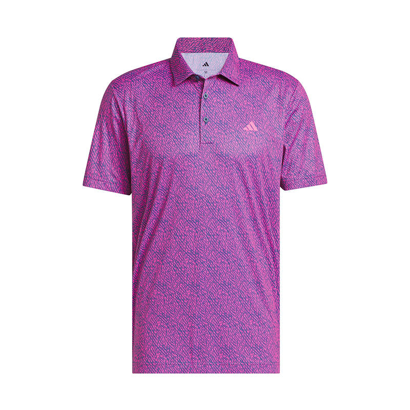 ADIDAS Ultimate365 Feather Print Men's Polo (Pink)