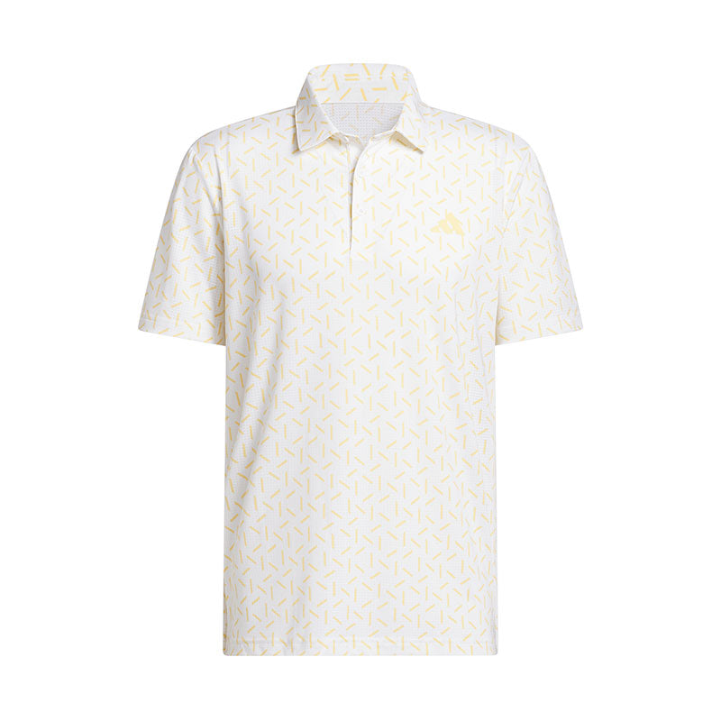 ADIDAS Ultimate365 Mesh Print Climacool Men's Polo (White)