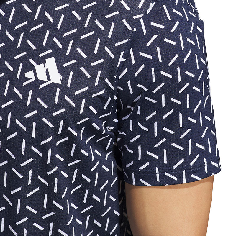 ADIDAS Ultimate365 Mesh Print Climacool Men's Polo (Navy)