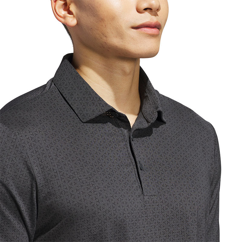 ADIDAS Ultimate365 Mesh Tango Print Climacool Men's Polo (Black)