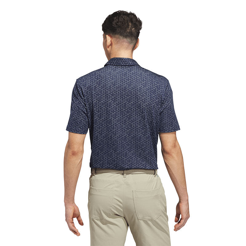 ADIDAS Ultimate365 Mesh Tango Print Climacool Men's Polo (Navy)