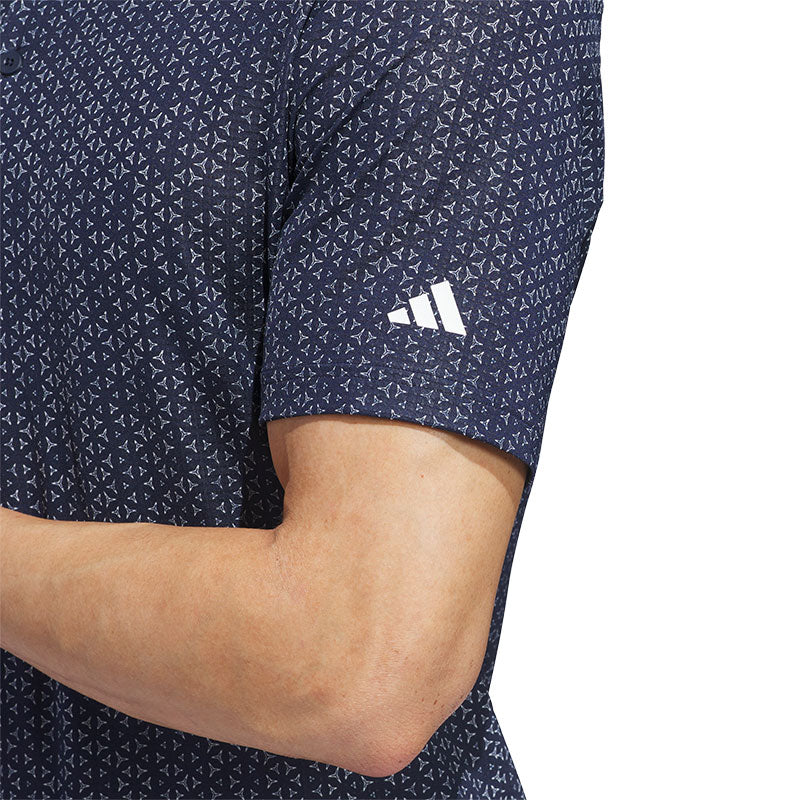 ADIDAS Ultimate365 Mesh Tango Print Climacool Men's Polo (Navy)