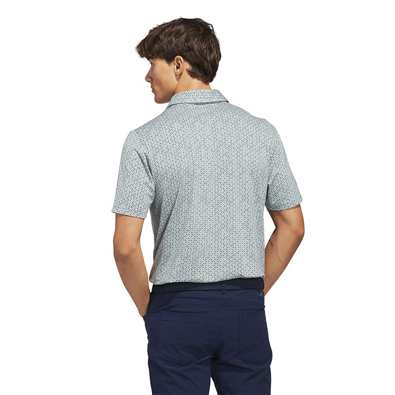 ADIDAS Ultimate365 Mesh Tango Print Climacool Men's Polo (Sage)